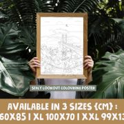 SEALY LOOKOUT COLORING POSTER 3 SIZES